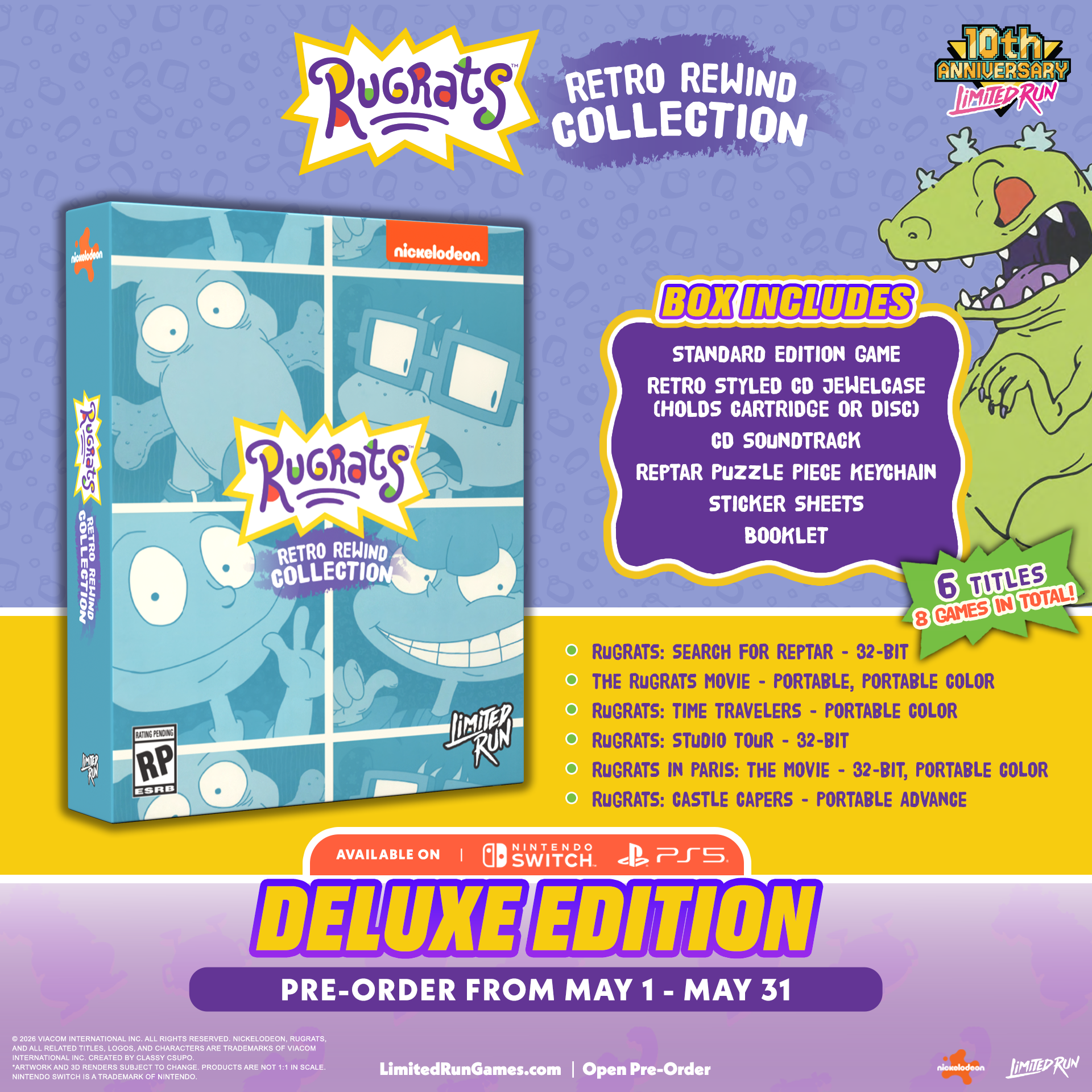 Deluxe edition of Rugrats: Retro Rewind