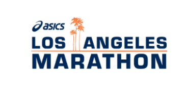 A logo with orange and blue textDescription automatically generated