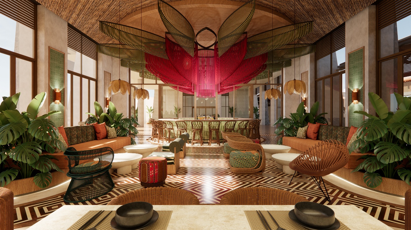 A room with a table and chairsAI-generated content may be incorrect.